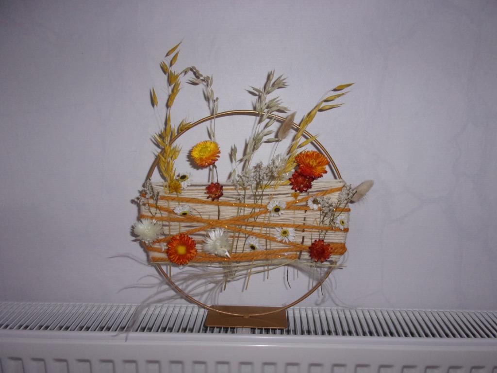 déco fleurs art floral, Enlèvement ou Envoi, Comme neuf