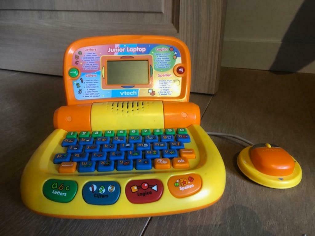 V-tech junoir laptop, Kinderen en Baby's, Speelgoed | Vtech, Ophalen, Gebruikt, 4 tot 6 jaar