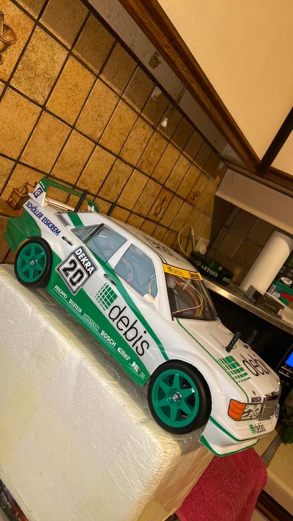 RC Tamiya Mercedes 190E 2.5-16V EVOII NAGELNIEUW, Elektro, Nieuw, Ophalen of Verzenden, Schaal 1:10
