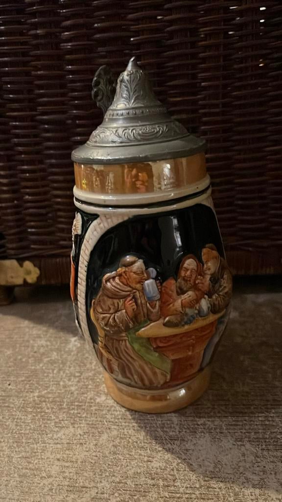 Pot à bière allemand avec couvercle, Enlèvement ou Envoi