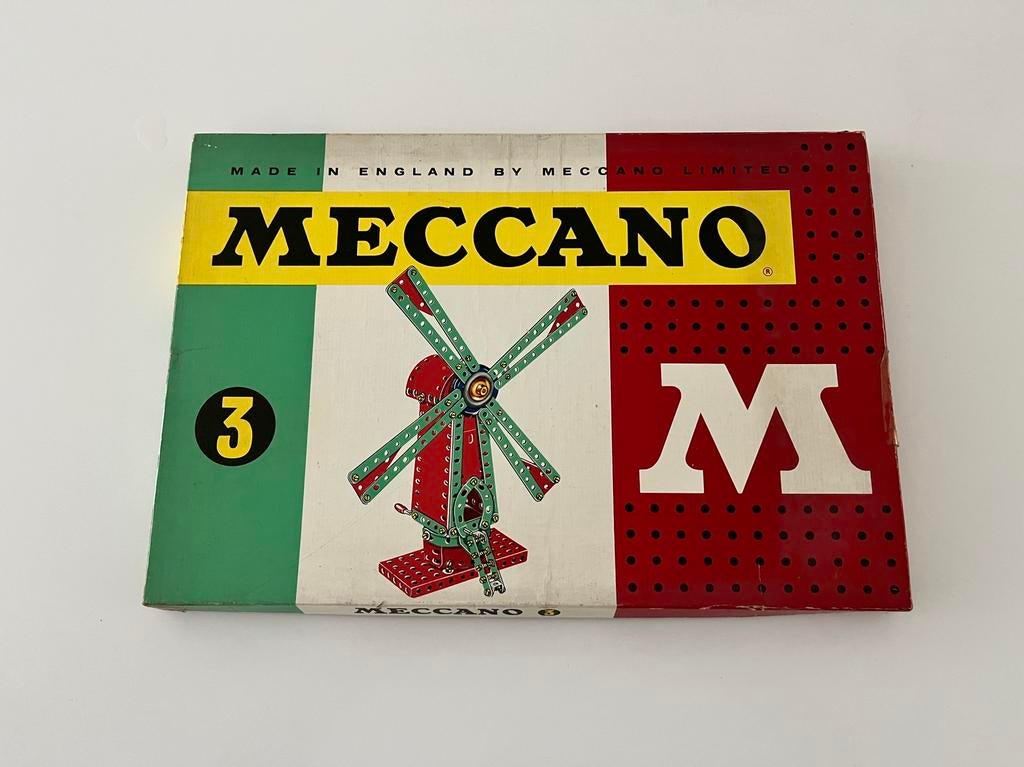 Meccano bouwdoos nr 3 vintage, Enlèvement ou Envoi