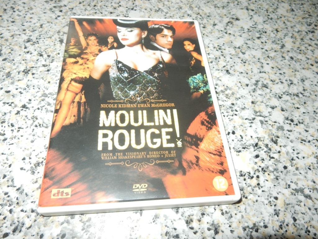 nr.2160- Dvd: moulin rouge - musical, À partir de 12 ans, Enlèvement ou Envoi, Comme neuf