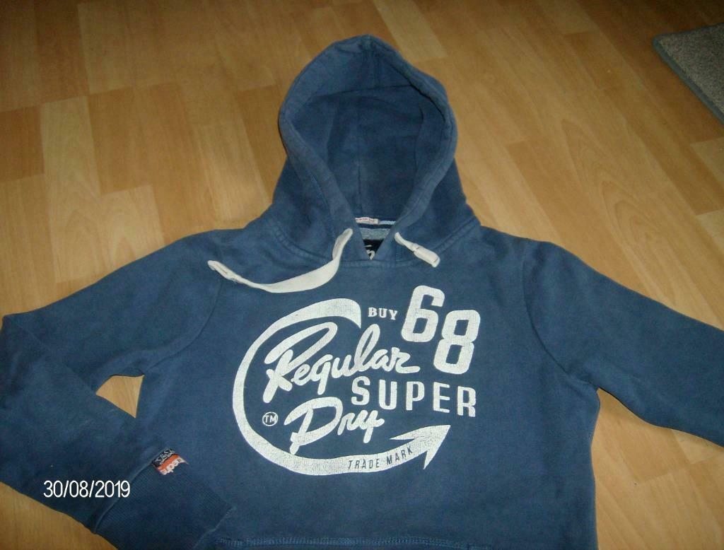 Trui blauw merk superdry – maat m = small Duur in aankoop, Blauw, Ophalen of Verzenden, Gedragen, Maat 46 (S) of kleiner