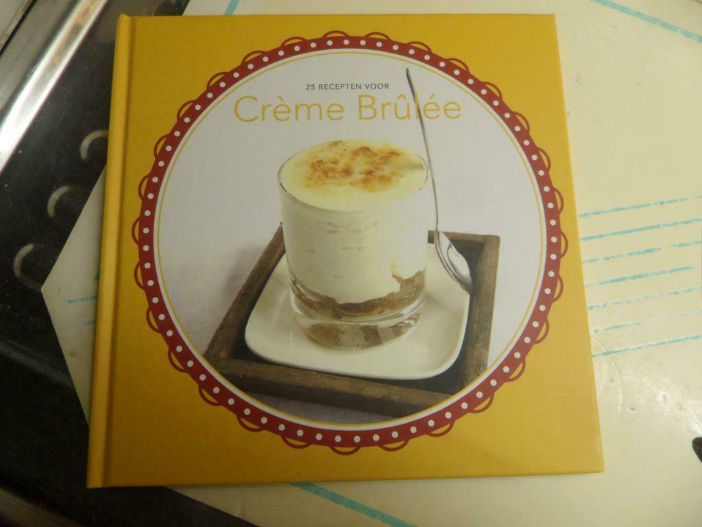 25 recepten voor creme brulee, Ophalen of Verzenden, Zo goed als nieuw