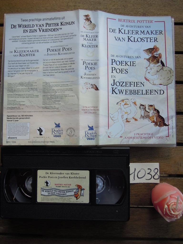 film Poekie poes en Jozefien Kwebbeleend Beatrix Potter, Alle leeftijden, Ophalen of Verzenden, Gebruikt