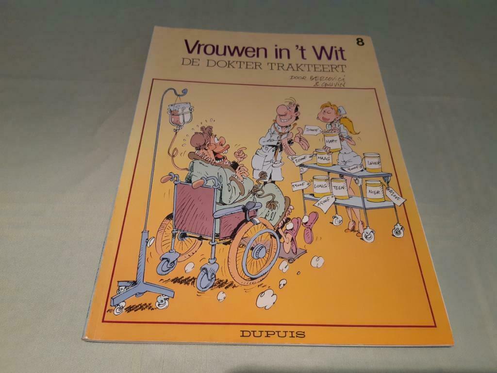 Vrouwen in 't wit.8.De dokter trakteert., Eén stripboek, Ophalen of Verzenden, Gelezen
