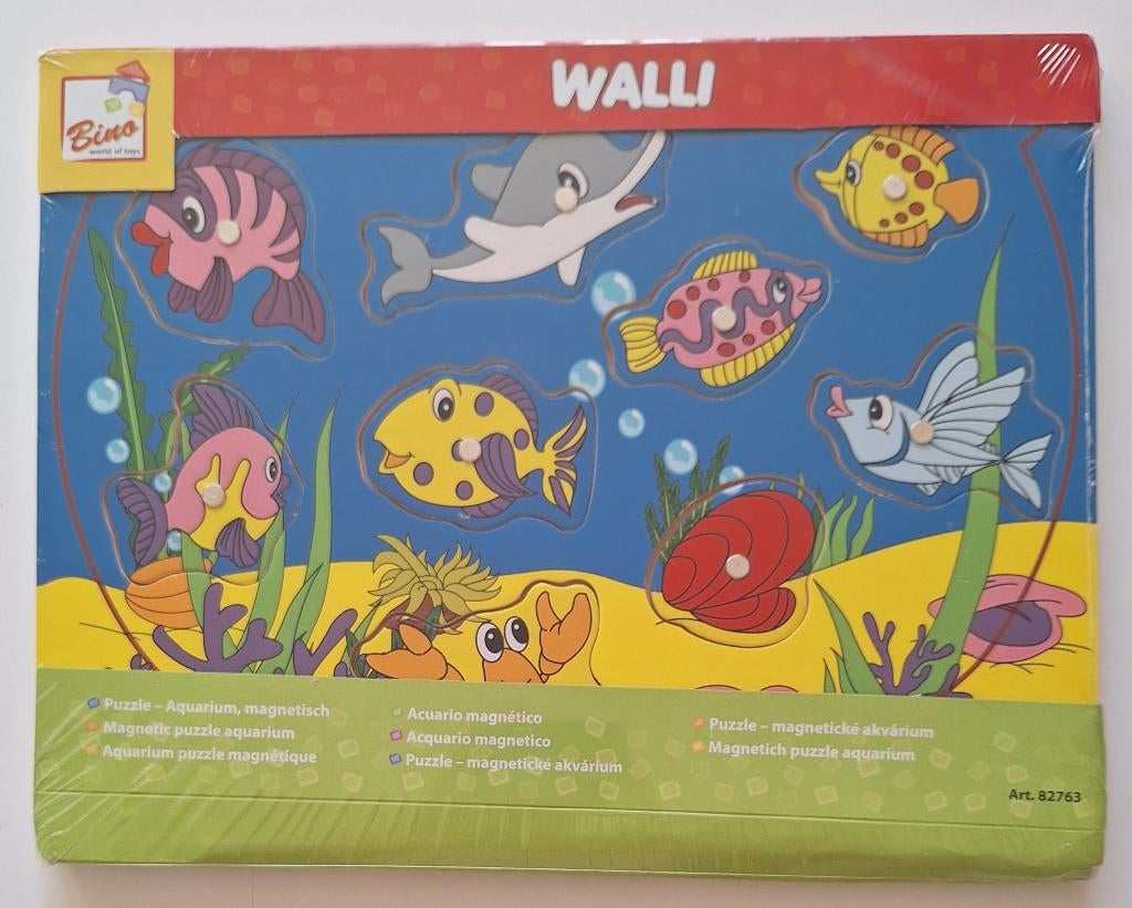 Puzzle Aquarium magnétique en bois neuf sous blister, Enlèvement ou Envoi, Neuf, En bois