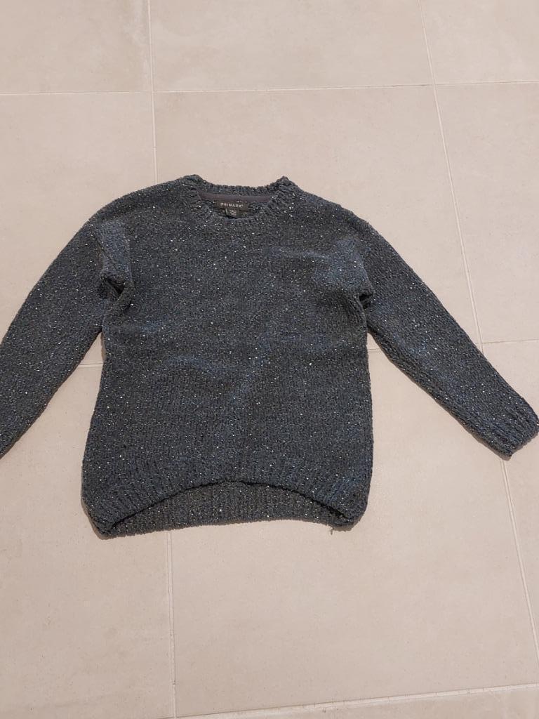 Grijze glinster trui, Enfants & Bébés, Vêtements enfant | Taille 134, Pull ou Veste, Enlèvement, Utilisé, Primark