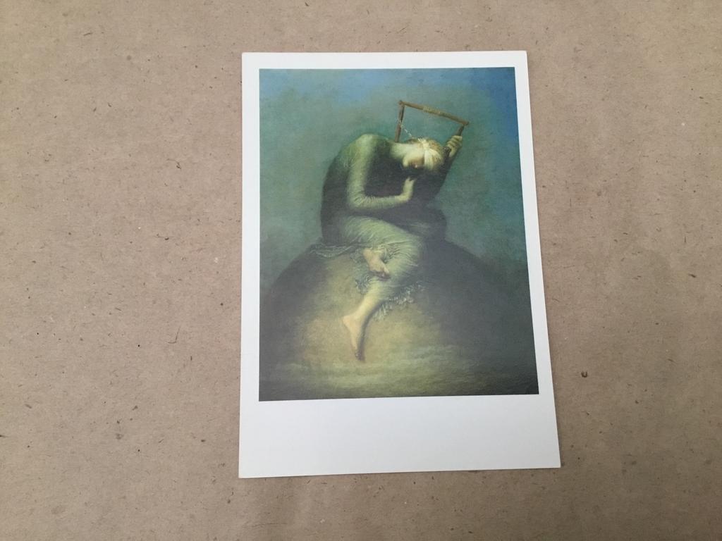 Postkaart George Frederic Watts Hope onbeschreven, Ophalen of Verzenden