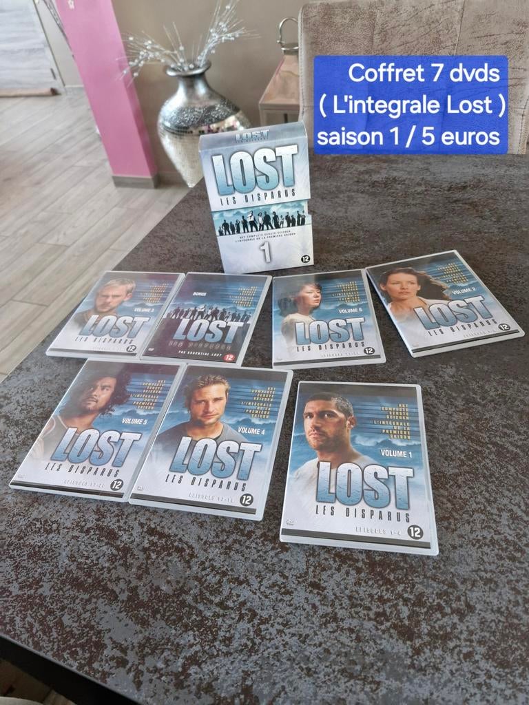 Lot de dvds ( Lost ) L'integrale des saisons de 1 à  5, Enlèvement ou Envoi, Comme neuf, Coffret