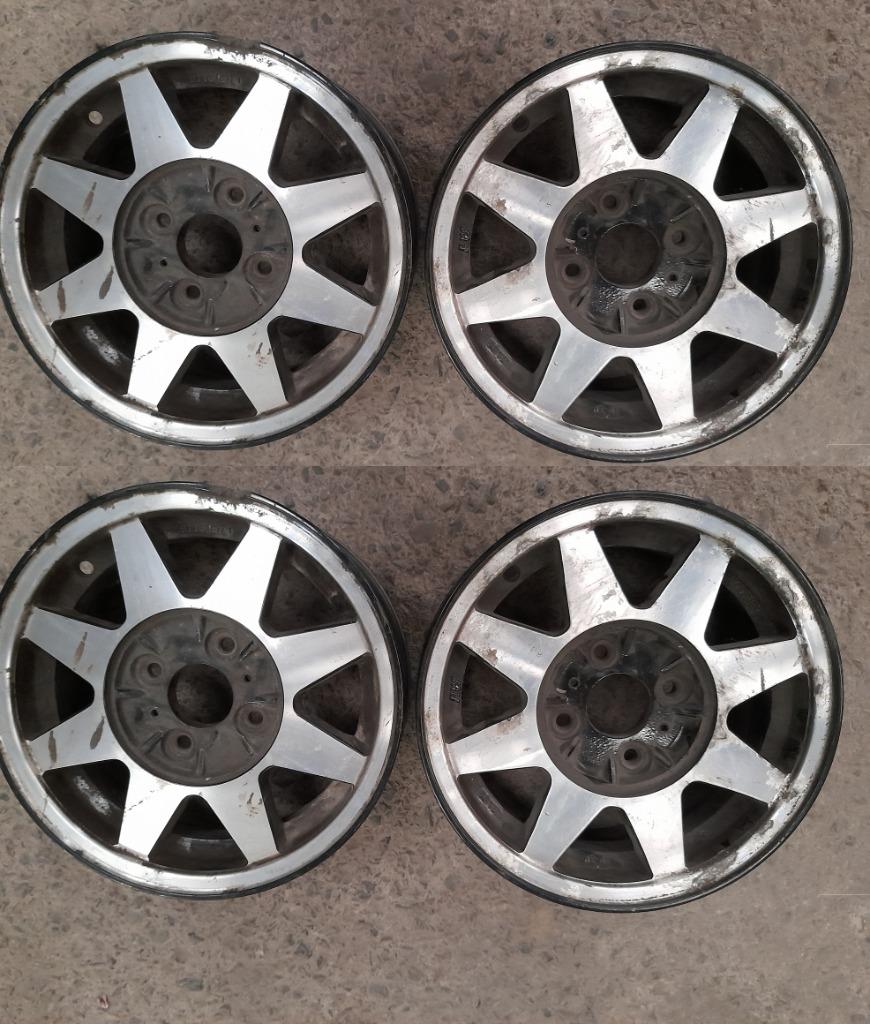 4 Jantes Alu VW Golf 1. Booster 4x100 - 5,5x13 ET38., Enlèvement ou Envoi, Utilisé, 13 pouces, Jante(s)