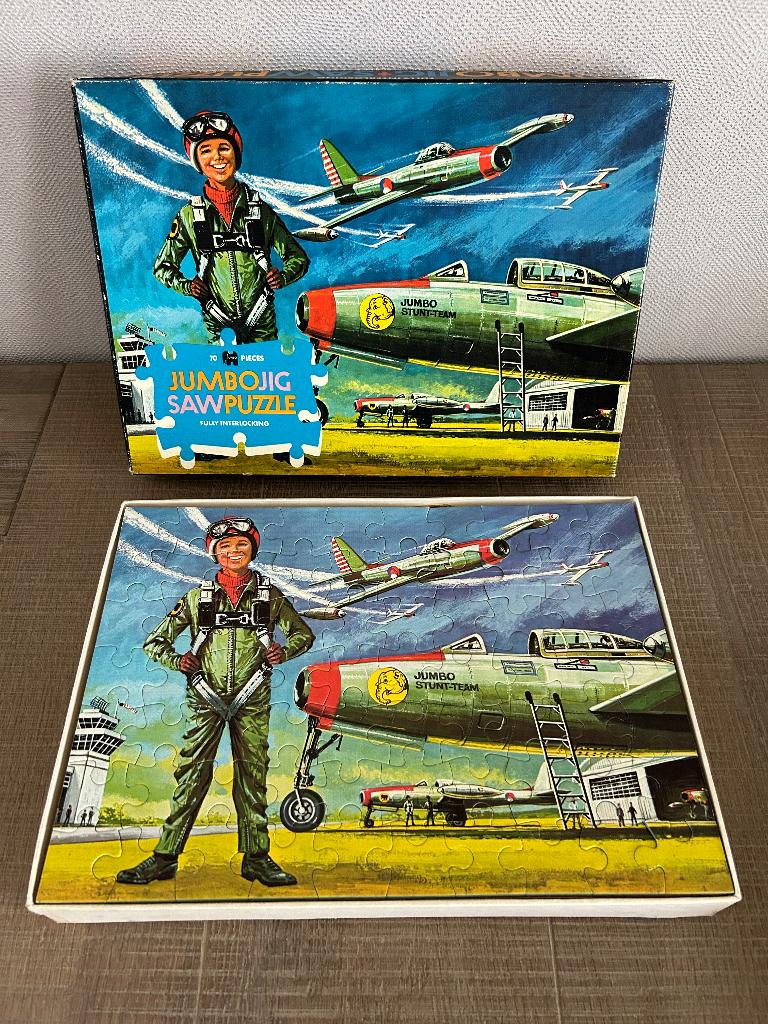 Vintage puzzel 70 stukjes Jumbo, Ophalen of Verzenden, Zo goed als nieuw, Legpuzzel