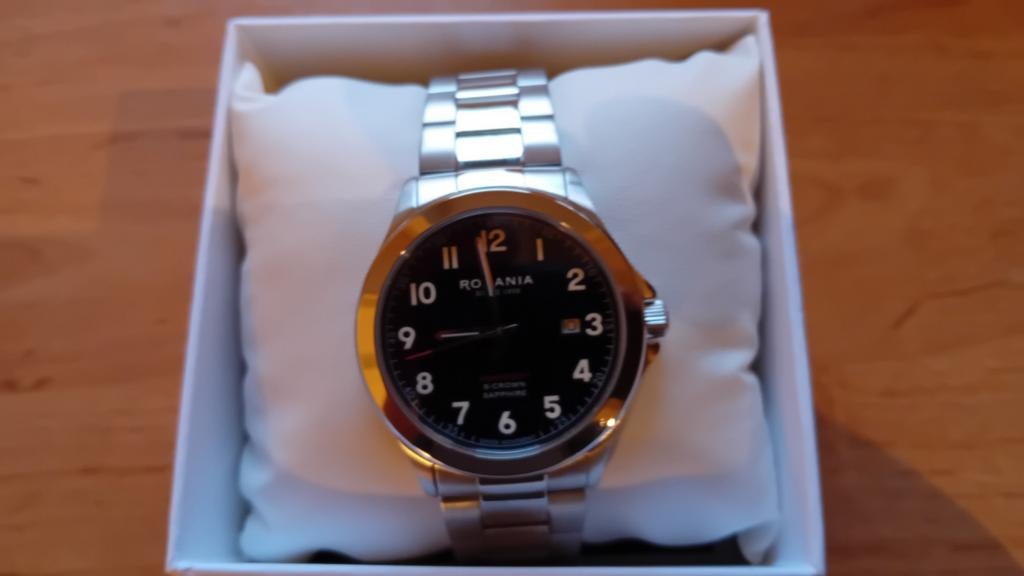Nieuwe Rodania herenhorloge Verbier-R17029, Autres marques, Enlèvement ou Envoi, Acier, Acier