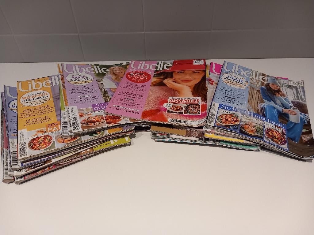 Pakket tijdschriften Libelle, Enlèvement ou Envoi, Utilisé, Magazine féminins