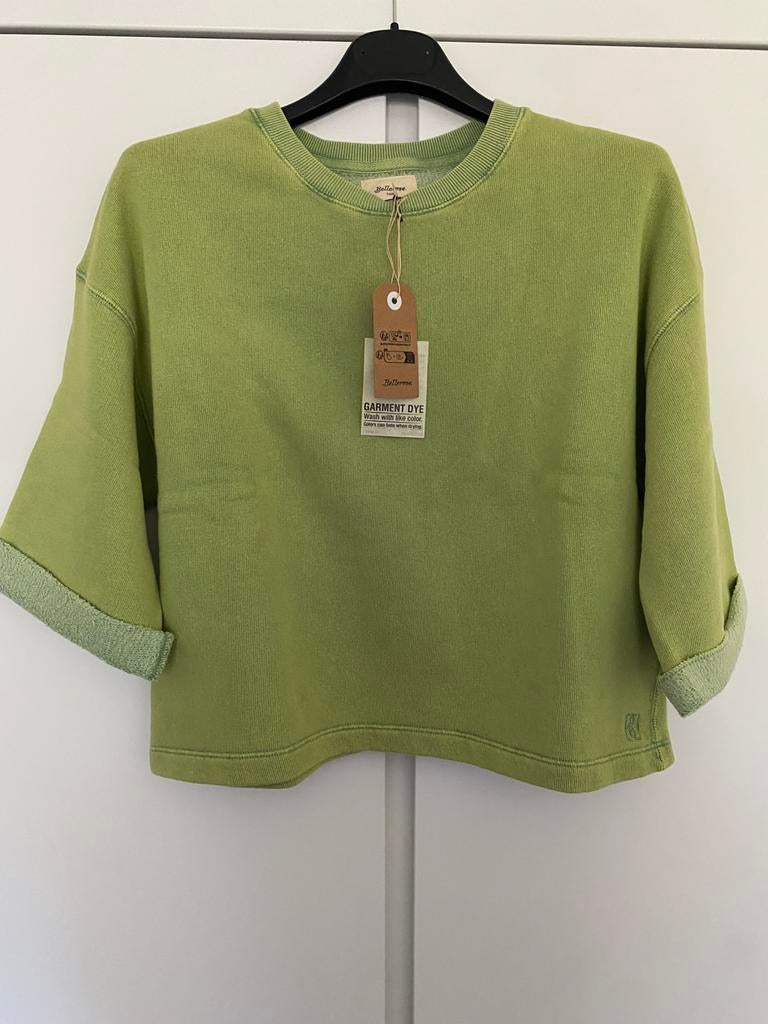 Bellerose - Geelgroen bloesje. Maat 1. Nieuw, Neuf, Manches courtes, Bellerose, Enlèvement ou Envoi