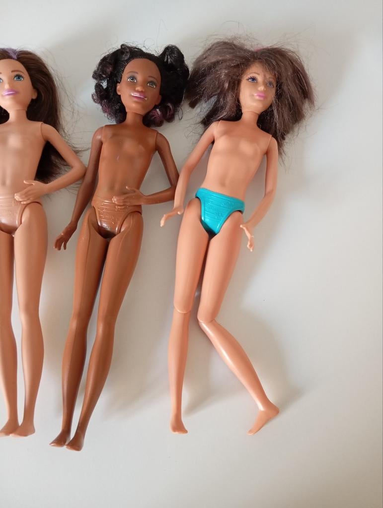Kleine barbie popjes set, Verzamelen, Poppen, Ophalen of Verzenden