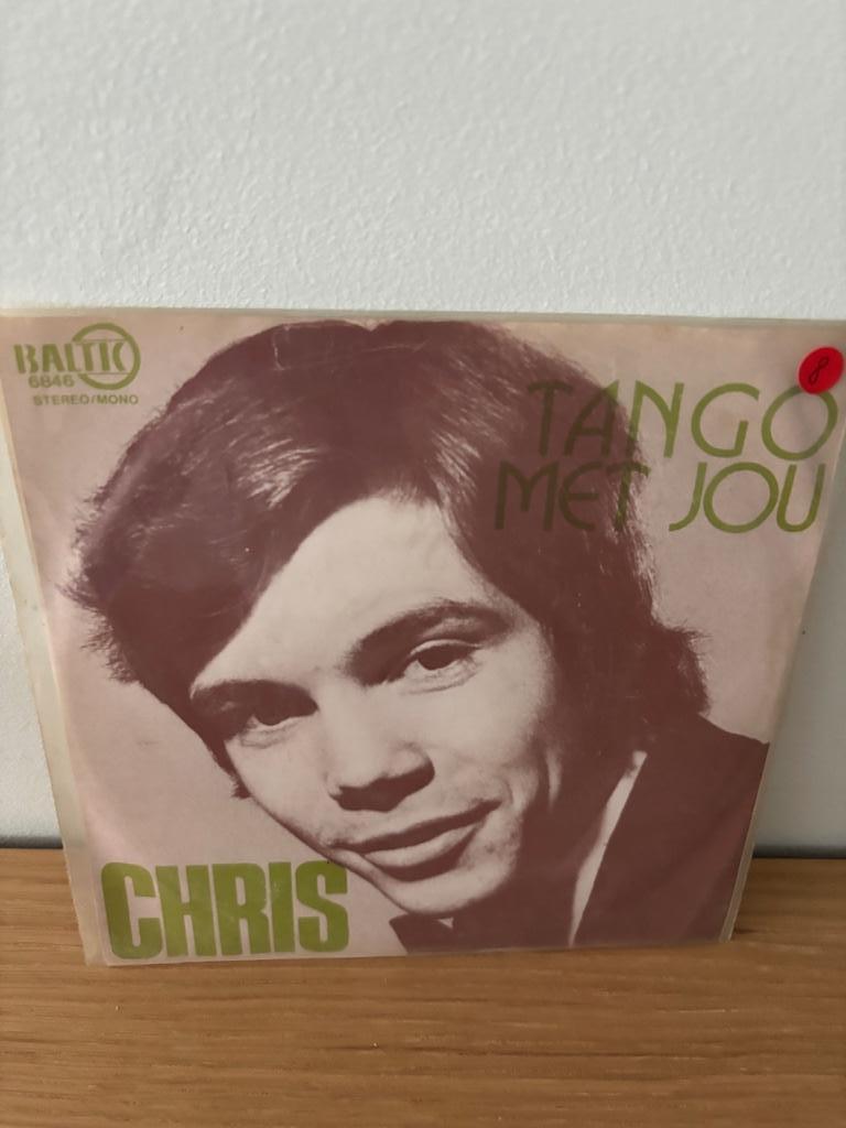 Single - Chris - Tango Met Jou, Cd's en Dvd's, Vinyl | Nederlandstalig, Gebruikt, Streekmuziek, Overige formaten, Ophalen of Verzenden