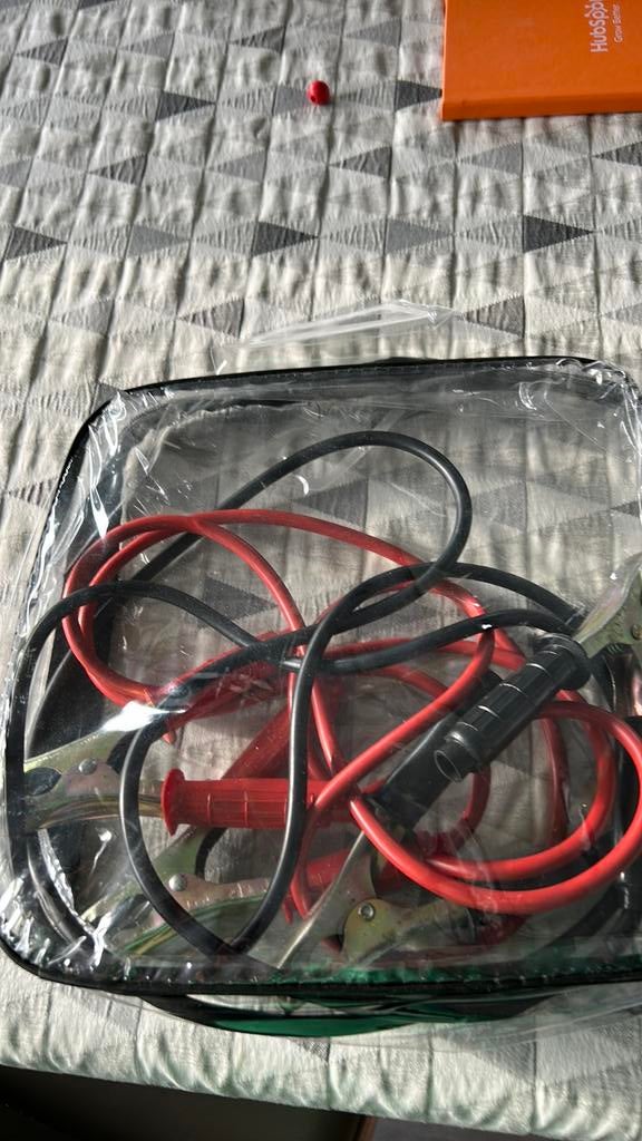 Startkabels 2,4m lang, Ophalen, Gebruikt