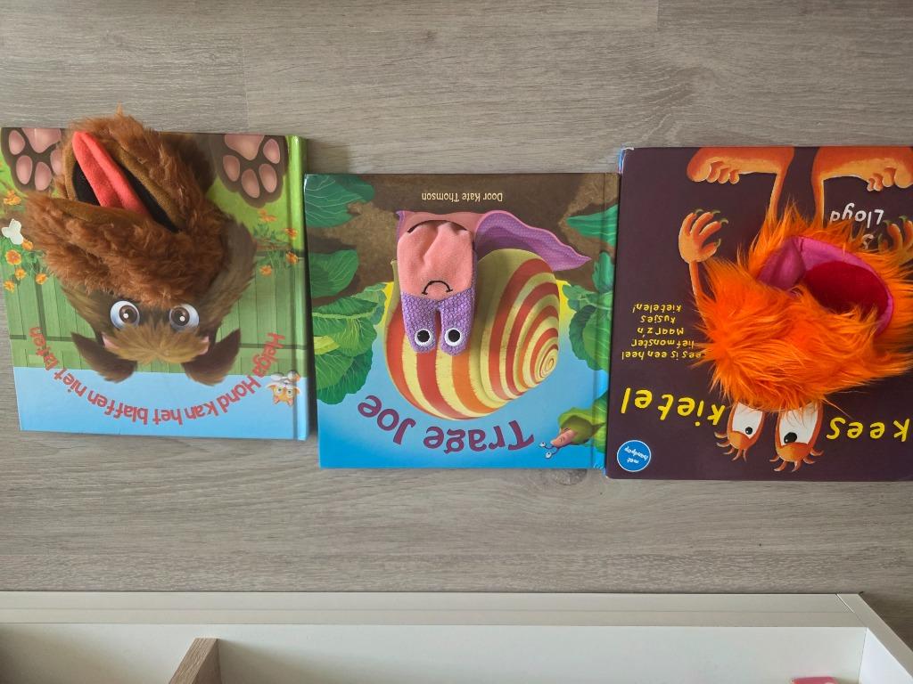 Kinderboeken met handpop, Boeken, Ophalen, Gelezen