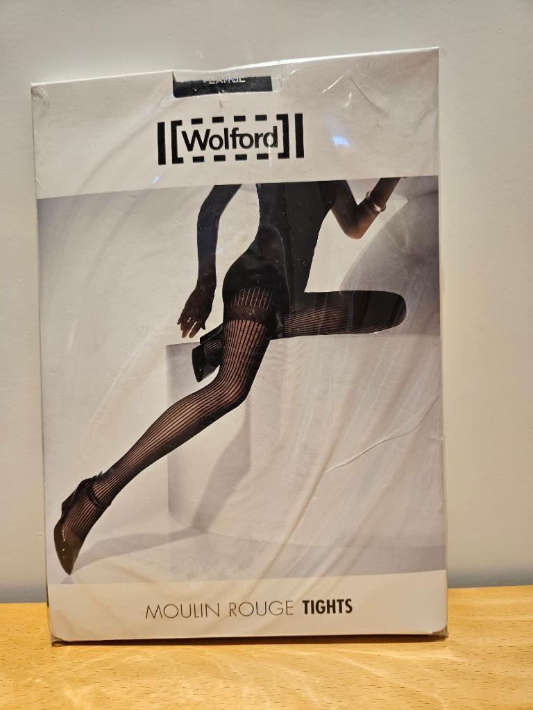 Wolford Moulin Rouge panty - zwart - L, Kleding | Dames, Zwart, Nieuw, Ophalen of Verzenden, Maat 44/46 (L)