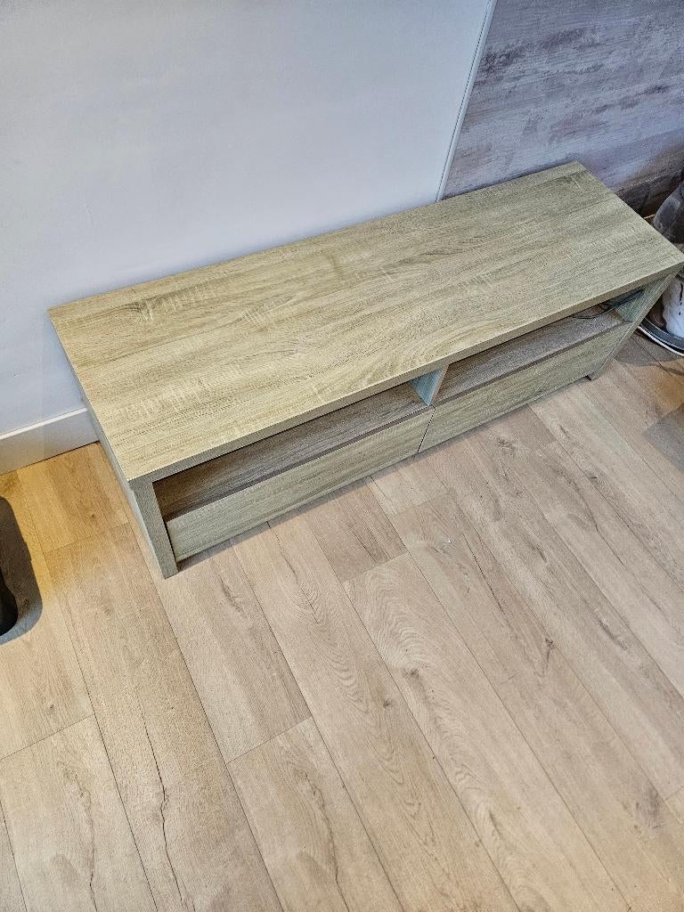 Meuble TV avec 2 tiroirs, Maison & Meubles, Enlèvement, Comme neuf