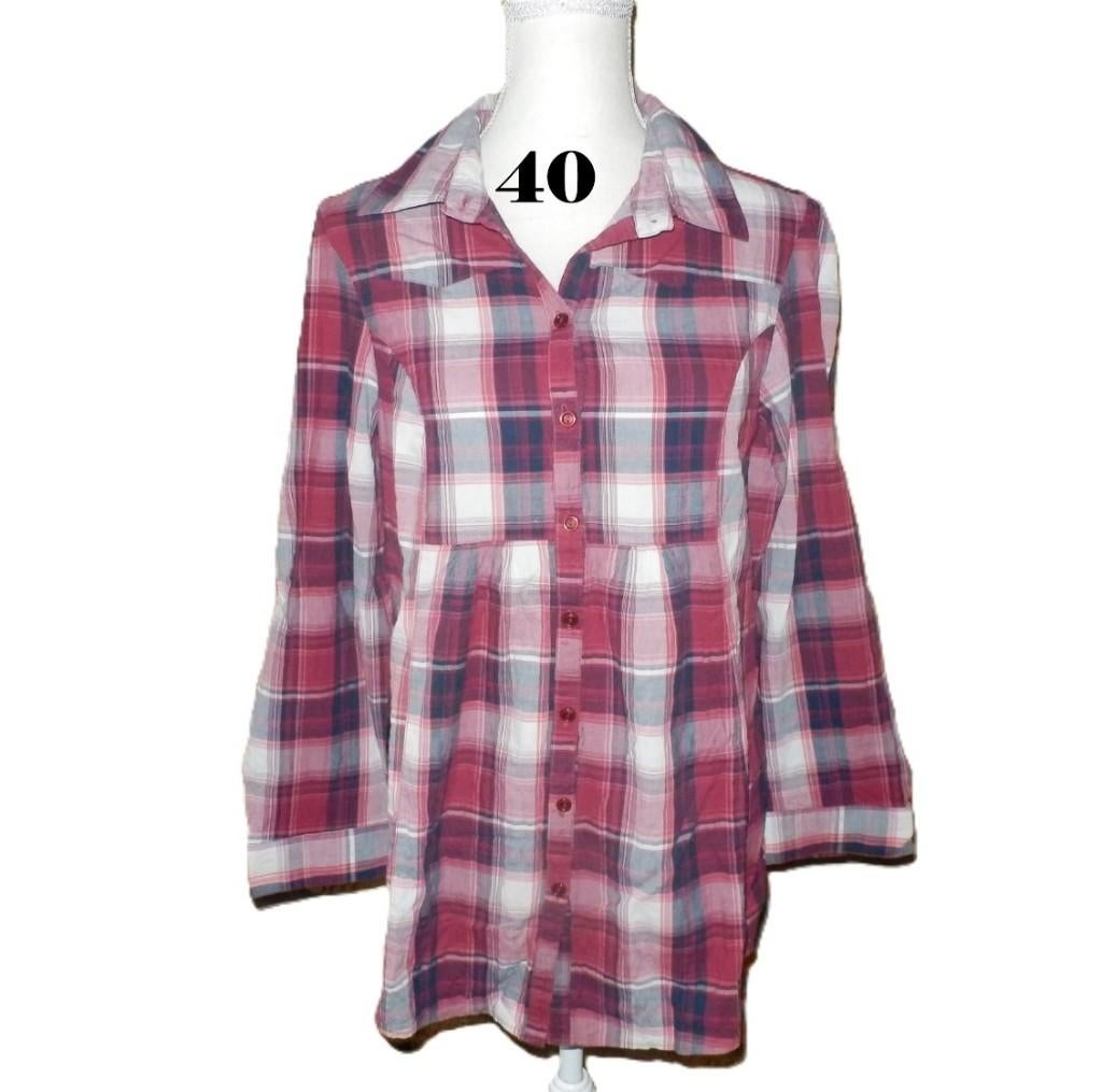 (35) -chemisier femme t.40 rouge - M&S -, Rouge, Taille 38/40 (M), Enlèvement ou Envoi, Comme neuf