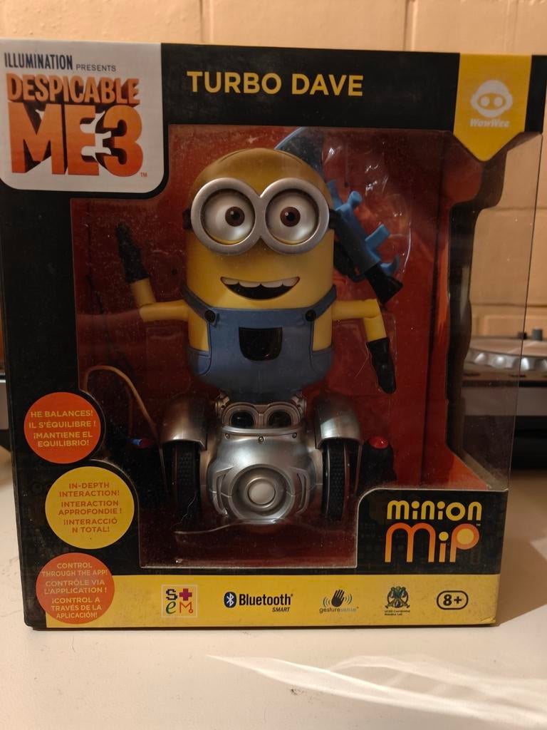 WowWee Minion Mip Turbo Dave robot, Ophalen of Verzenden, Zo goed als nieuw