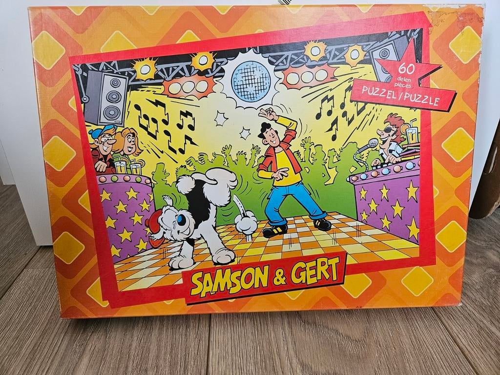 Samson en Gert puzzel - 60 stuks - Studio 100, Enlèvement, Utilisé