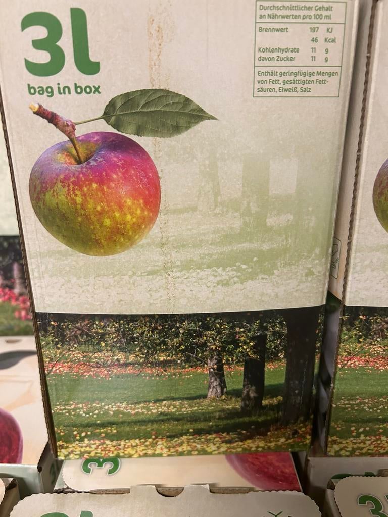 Appelsap met eigen druiven (blauw - 20%)- oogst 2025, Ophalen