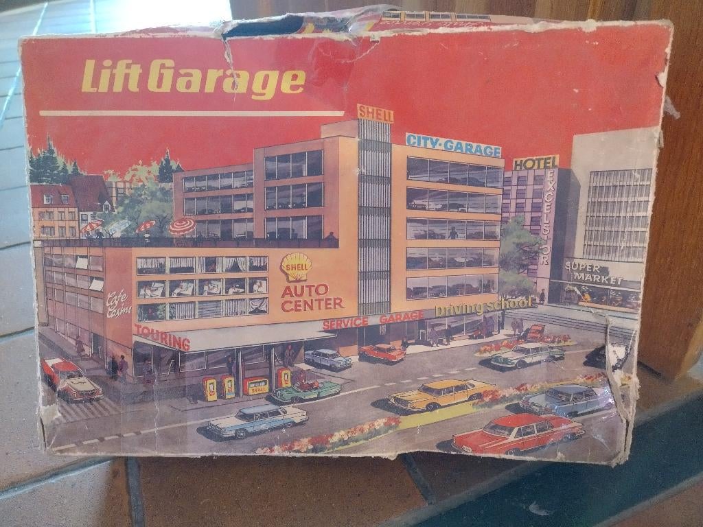 garage ascenceur technofix 308 jouet métal, Antiek en Kunst, Antiek | Speelgoed, Ophalen