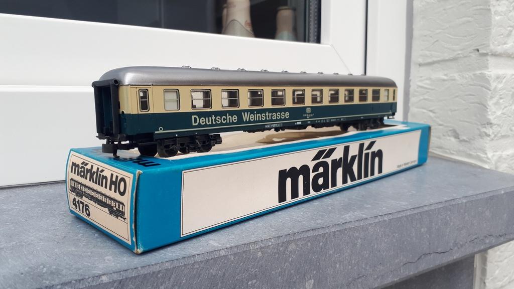 Marklin 4176, Weinstrasserijtuig DB, Hobby en Vrije tijd, Ophalen of Verzenden, Zo goed als nieuw