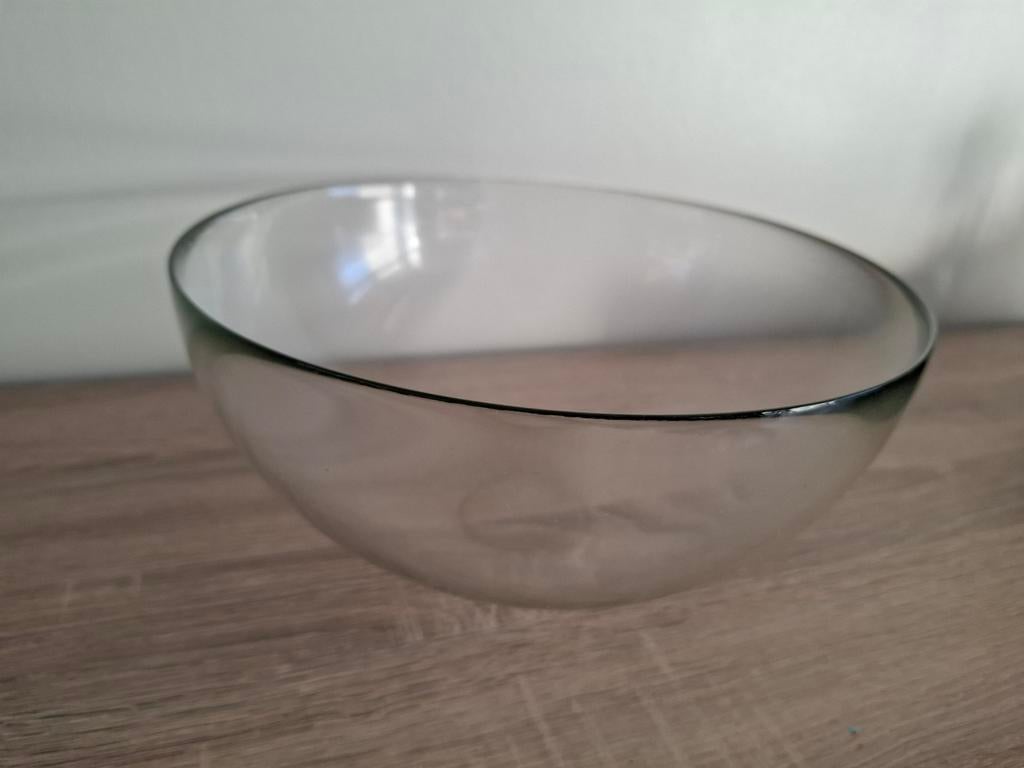 Glazen schaal, Ophalen of Verzenden, Zo goed als nieuw, Glas, Schaal