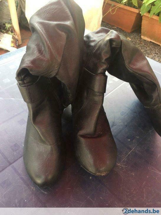 Zwarte laarzen, Kleding | Dames, Schoenen, Gedragen, Hoge laarzen, Zwart, Ophalen of Verzenden