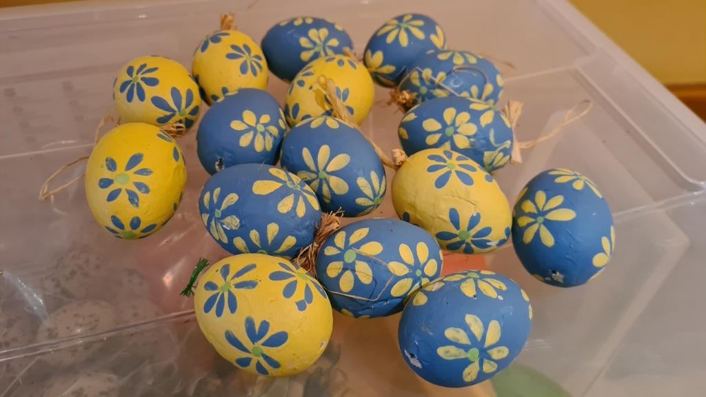 Paas eieren decoratie, Divers, Pâques, Enlèvement ou Envoi, Comme neuf