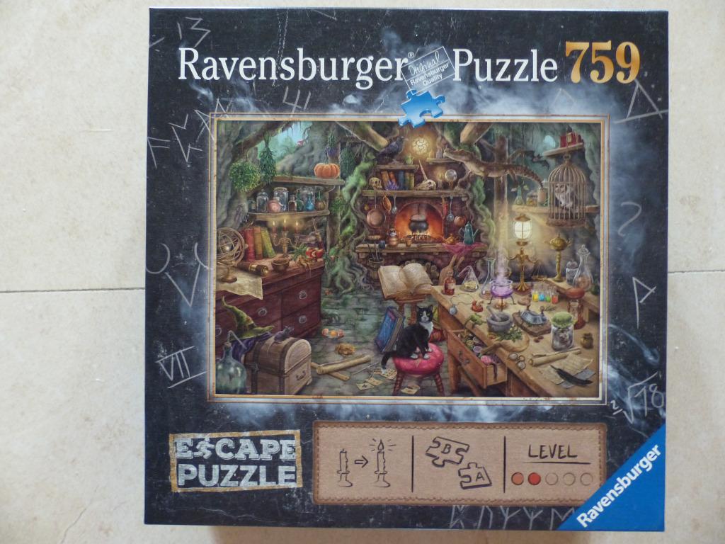 Heksenkeuken [Escape Puzzle]  759 stuks Ravensburger 19958, Ophalen of Verzenden, 500 t/m 1500 stukjes, Zo goed als nieuw, Legpuzzel