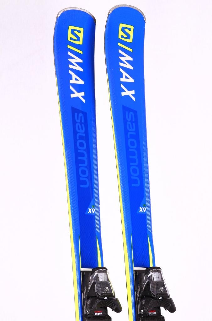 165 ski's SALOMON S/MAX X9 Ti, edge amplifier, grip walk, 160 tot 180 cm, Gebruikt, Verzenden, Salomon