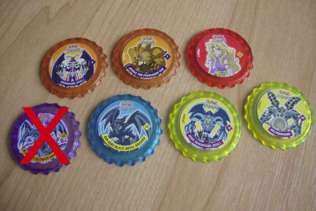 6x Yu-Gi-Oh Chaps (Smiths/Lays), Ophalen of Verzenden, Nieuw