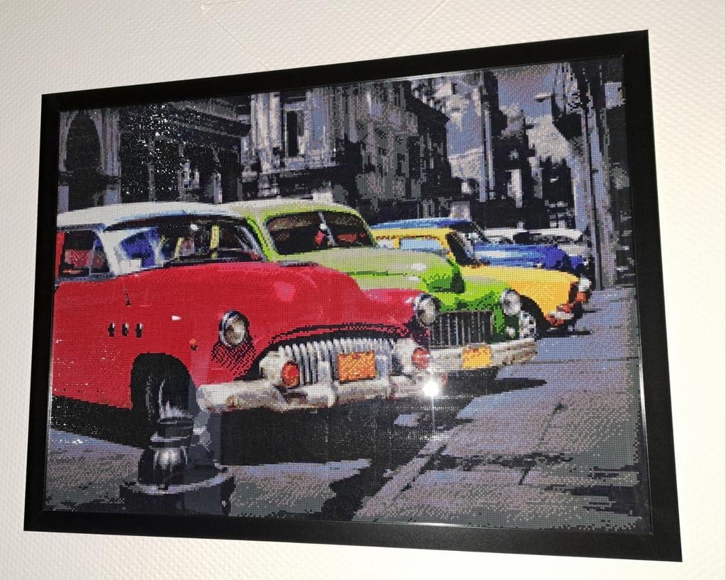 diamant peinture, Enlèvement