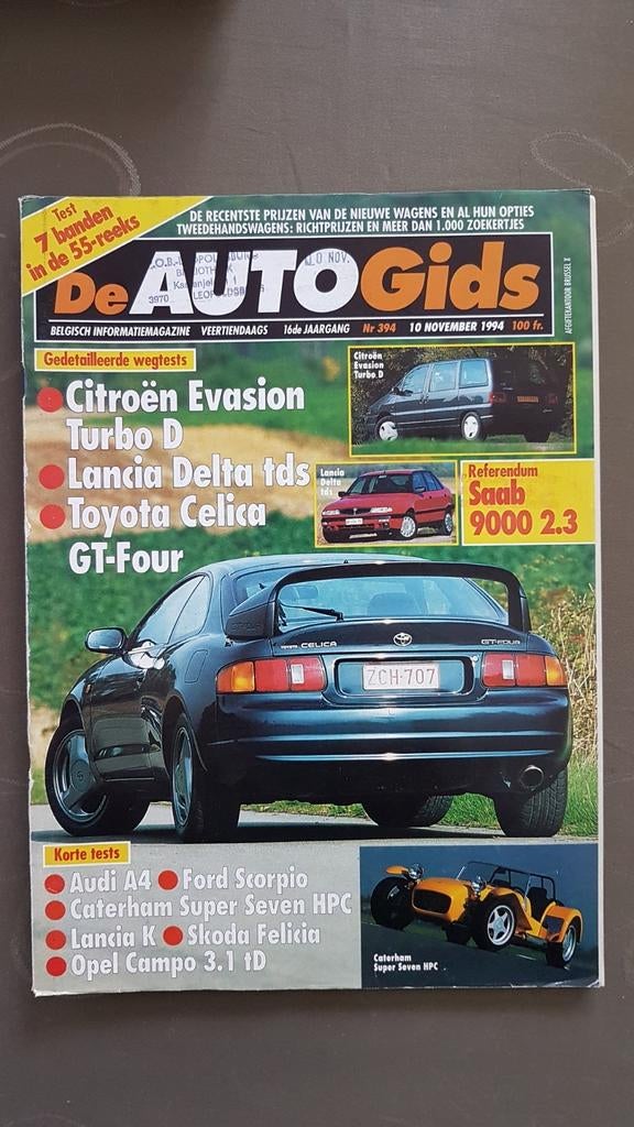 Autogids 394, Enlèvement ou Envoi, Utilisé