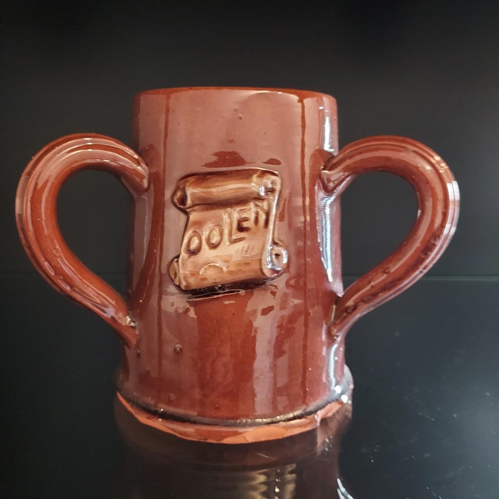 Oolen bier pul 0,50cl 3 handvatten, Ophalen, Gebruikt, Pul(len), Overige merken