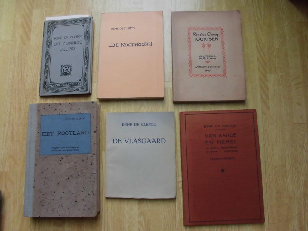 René De Clercq, 10 boeken + 4 boeken over hem, Deerlijk, Ophalen of Verzenden, Zo goed als nieuw, Eén auteur