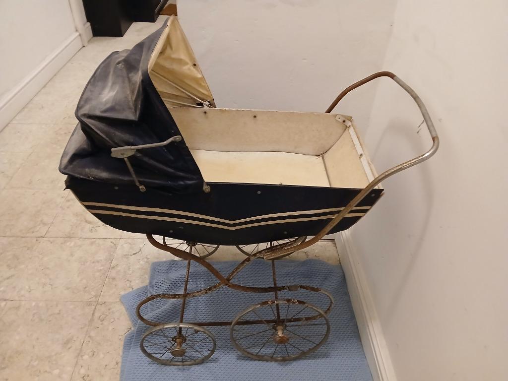 kinderwagen vintage, Ophalen