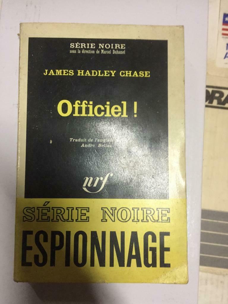 Officiel serie noire 918, Livres, Policiers, Utilisé, Enlèvement ou Envoi