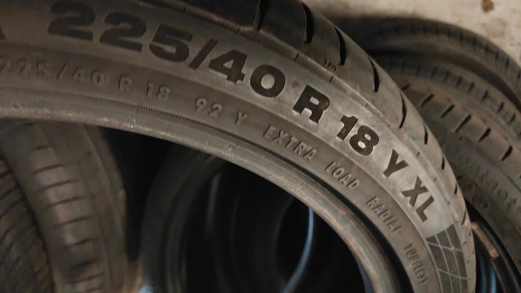 225/40r18 continental 22540r18 2254018 225 40 r18, Ophalen of Verzenden