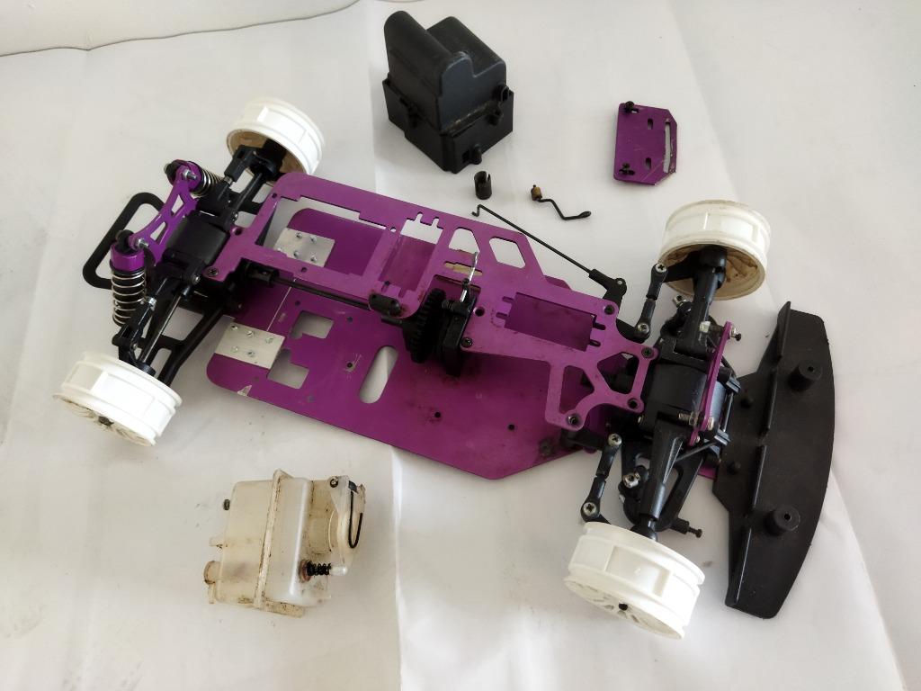 Nitro chassis 4wd 4x4 1:10 onroad Bymco, Hobby en Vrije tijd, Gebruikt, Ophalen of Verzenden, Schaal 1:10, Auto onroad