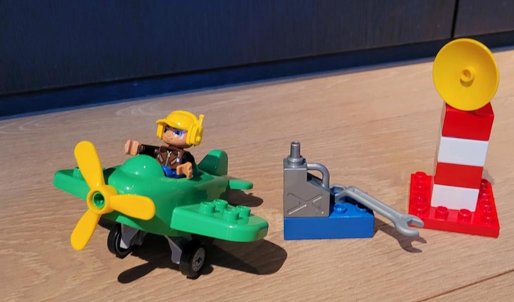 Lego Duplo 10808 - klein vliegtuig, Ophalen of Verzenden, Zo goed als nieuw, Complete set, Duplo