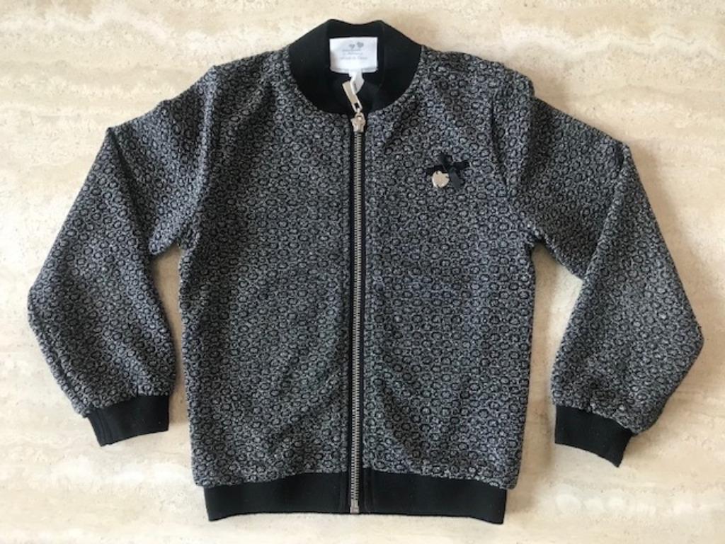 Nieuwe zwart/zilverkleurige pull Le Chic - maat 104 (nr4618), Meisje, Le Chic, Trui of Vest, Nieuw
