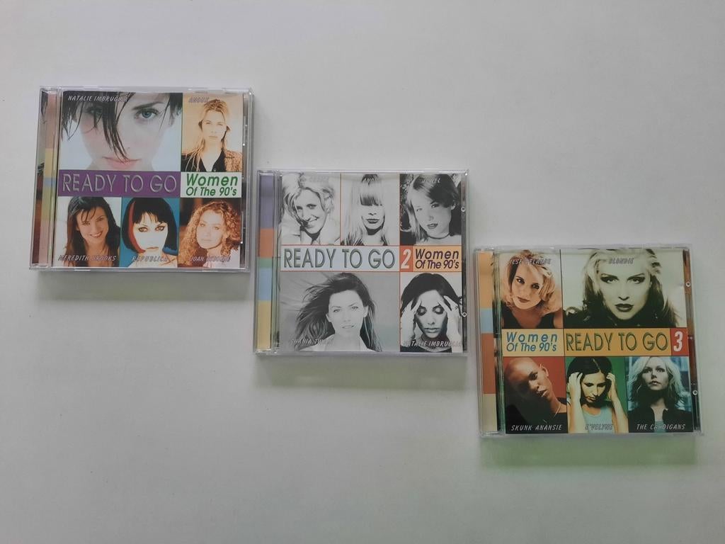 cd's ready to go, women of the 90's, Ophalen, Gebruikt