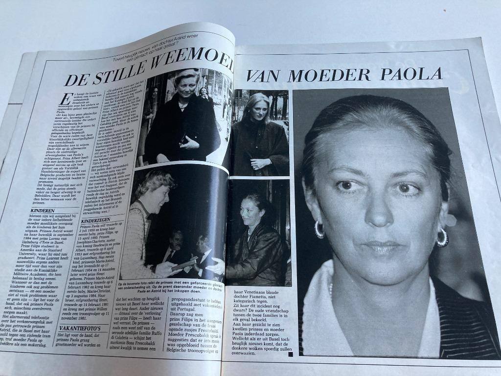 " De Post "nr 1989 1985 : Paola, Kongo, Belgisch Rode Kruis, Verzamelen, Ophalen of Verzenden, 1980 tot heden, Tijdschrift