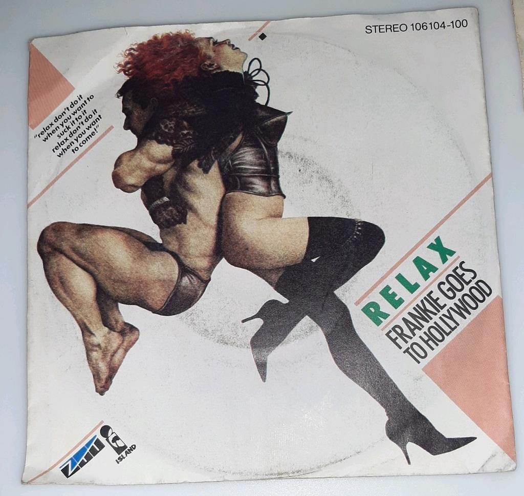 Vinyl 45trs- frankie goes to hollywood - relax, Enlèvement ou Envoi, Utilisé